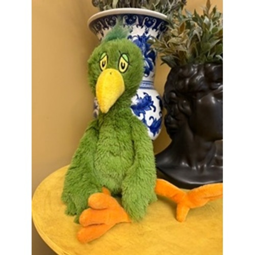 Kohls Cares Dr Seuss Gertrude McFuzz Green Plush Bird 16 Inch Stuffed Animal